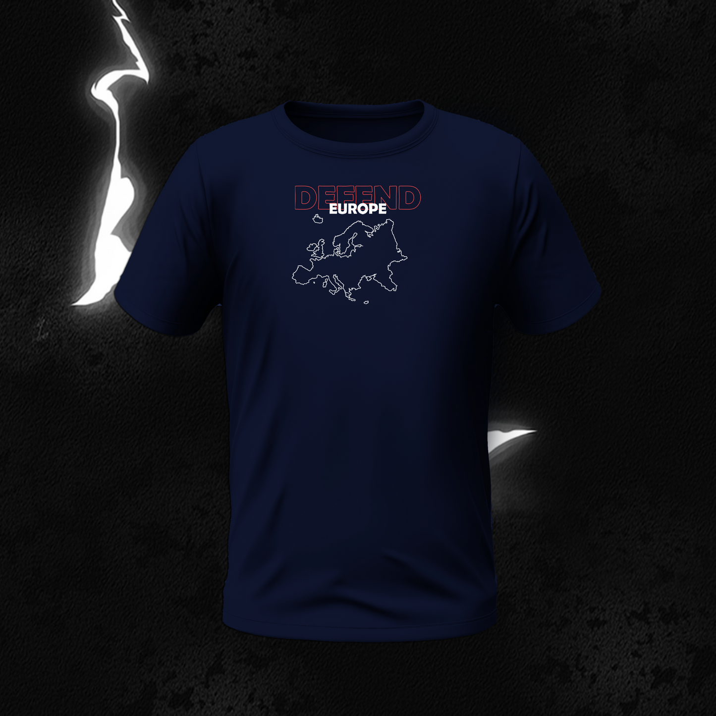 T-Shirt „DEFEND EUROPE“ (Kontinent-Version)