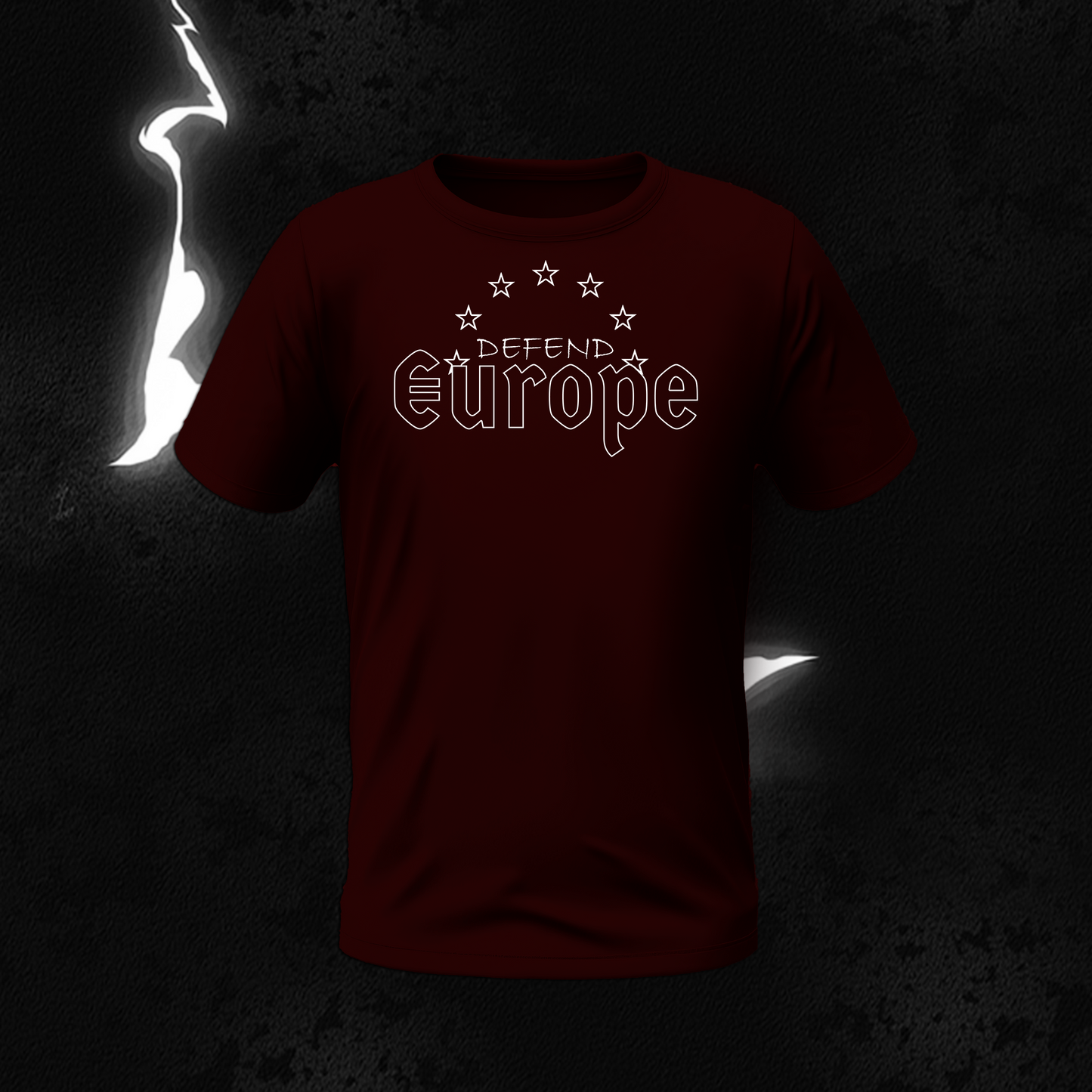 T-Shirt „DEFEND Europe“ (Sternen-Version)
