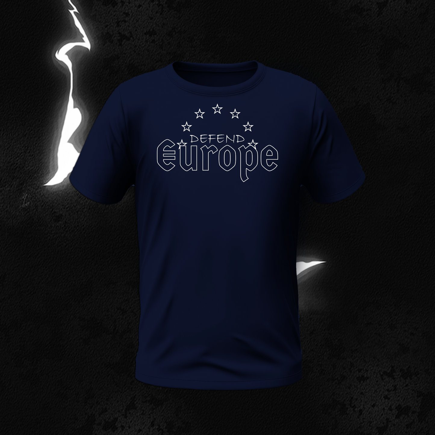 T-Shirt „DEFEND Europe“ (Sternen-Version)