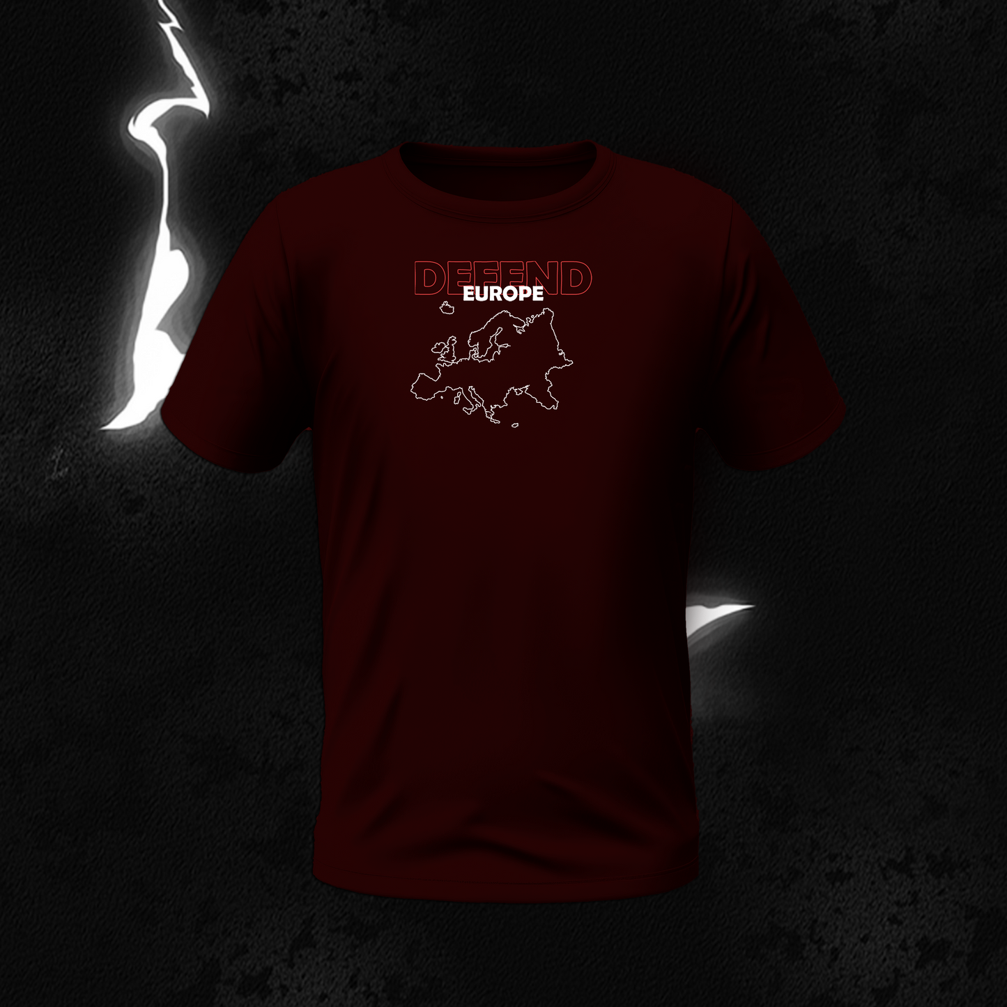 T-Shirt „DEFEND EUROPE“ (Kontinent-Version)
