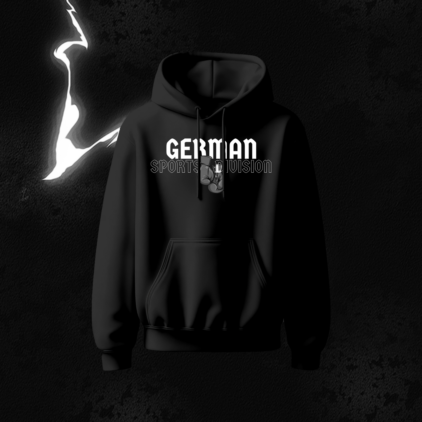 Hoodie „German Sports Division Handschuhe“