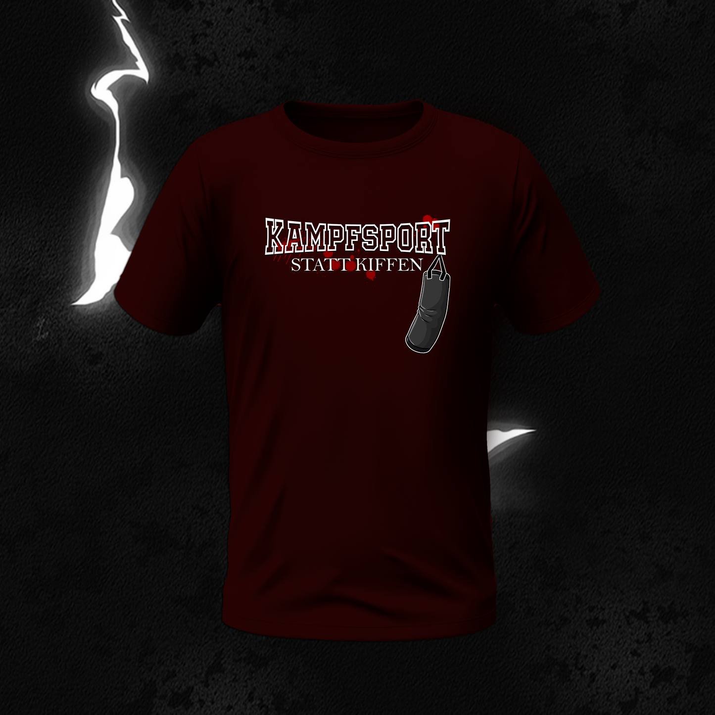 T-Shirt „Kampfsport statt Kiffen“