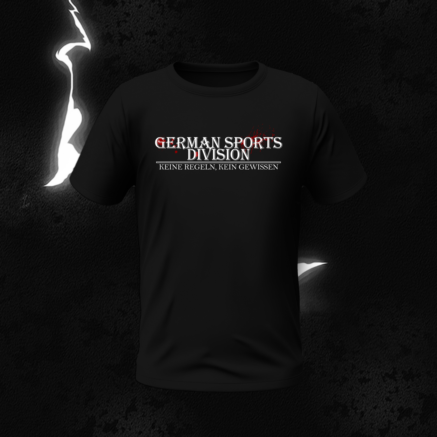 T-Shirt „German Sports Division – Keine Regeln, kein Gewissen“